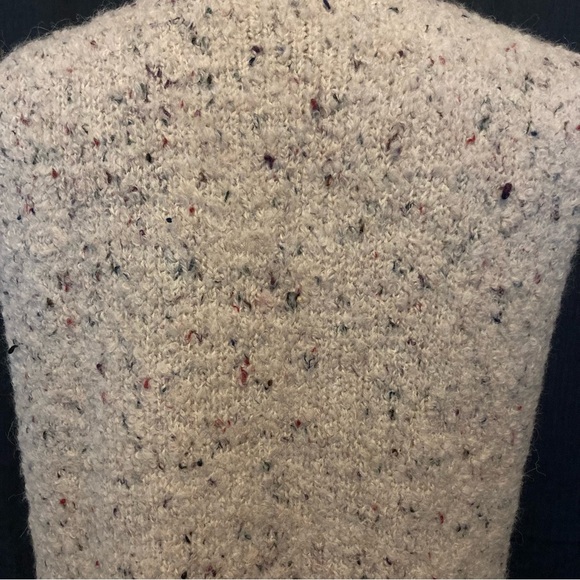 Sundance Acrylic + Alpaca Blend Boucle Knit Sleeveless Shawl Collar Cardigan - Picture 2 of 7